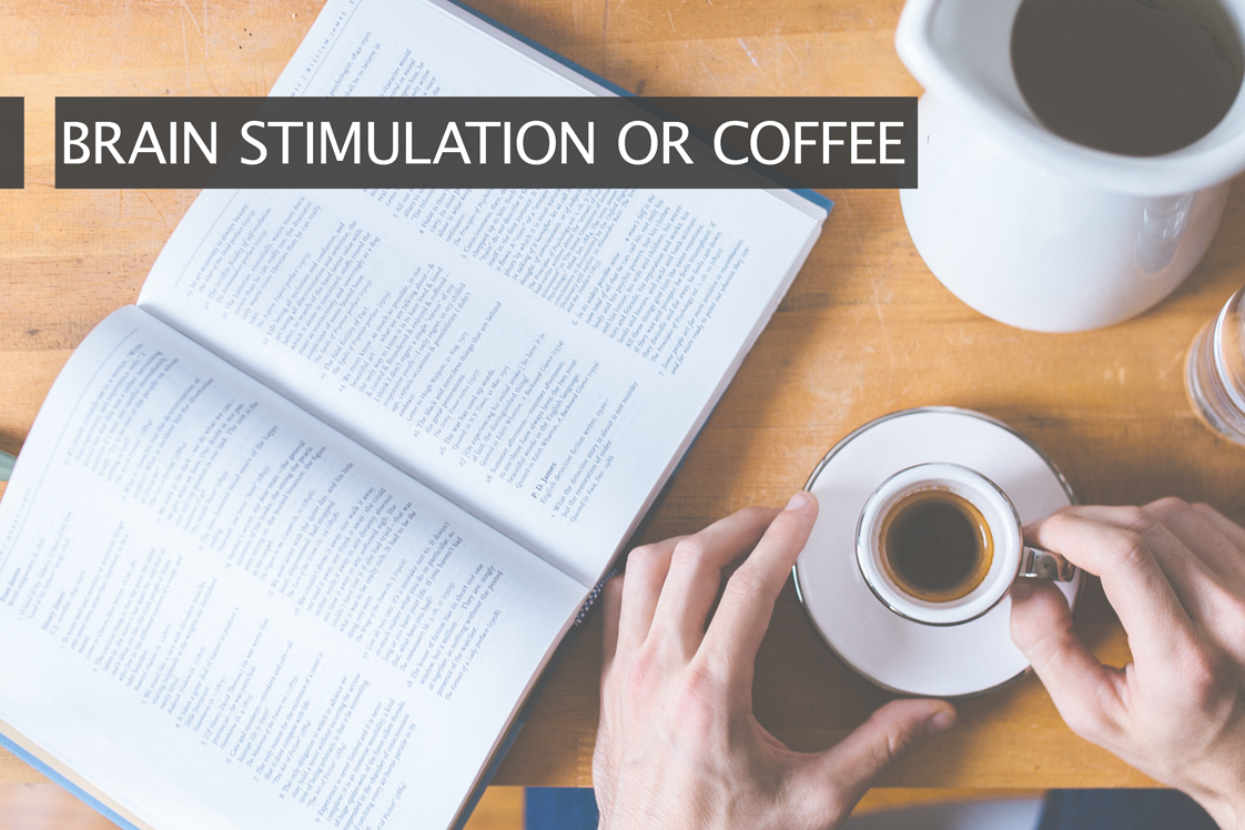 brain stimulation or coffee